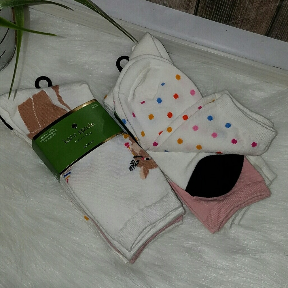 Kate spade spice things up Camel crew socks - Picture 4 of 4